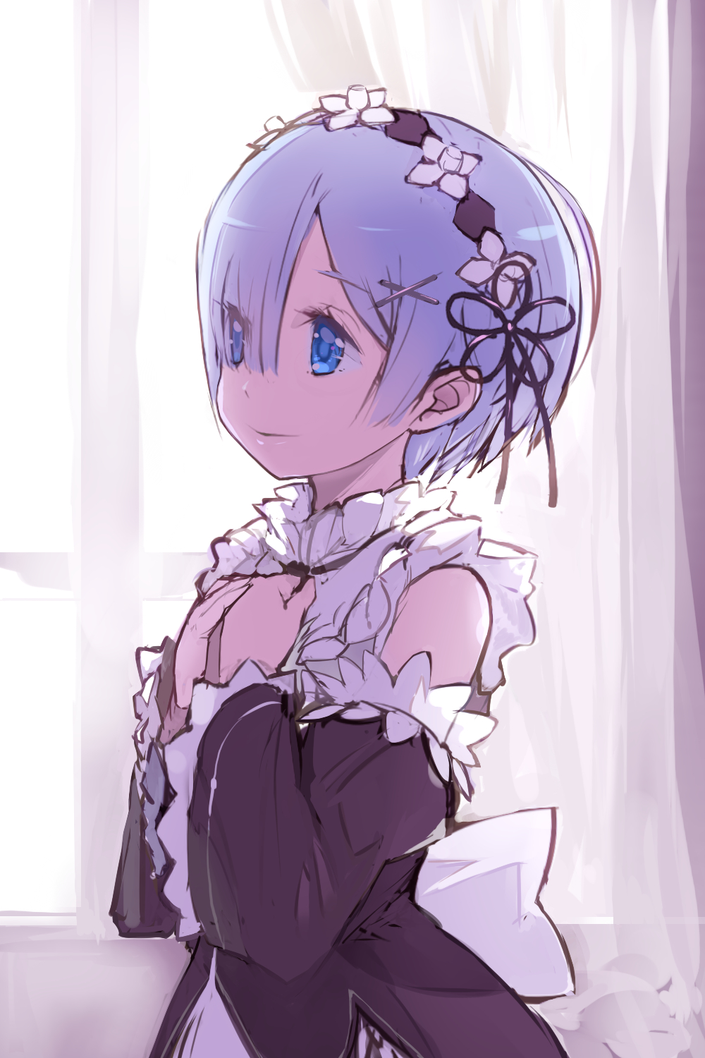 Rem (ReZero) ReZero Kara Hajimeru Isekai Seikatsu Mobile Wallpaper by Pixiv Id 18678694