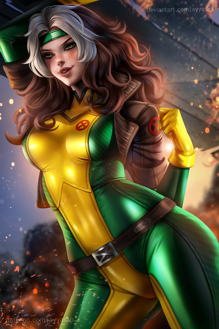 X Men Rogue Strength at Matilda Neil blog