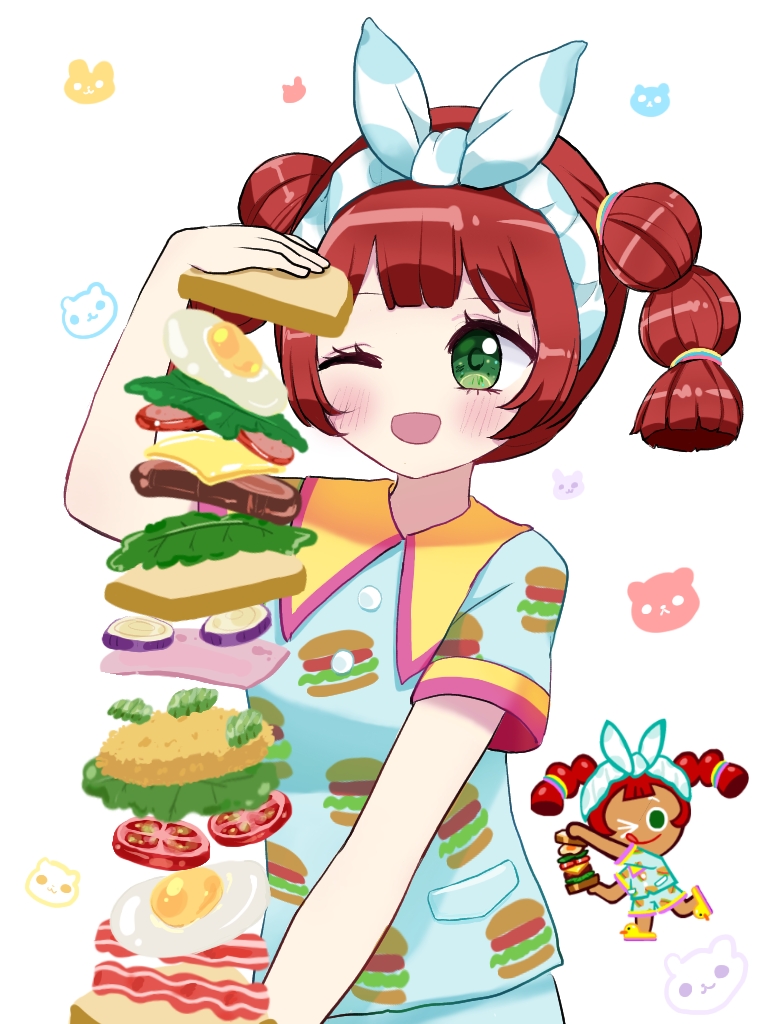 Sandwich Cookie Cookie Run OvenBreak Wallpaper by Pixiv Id
