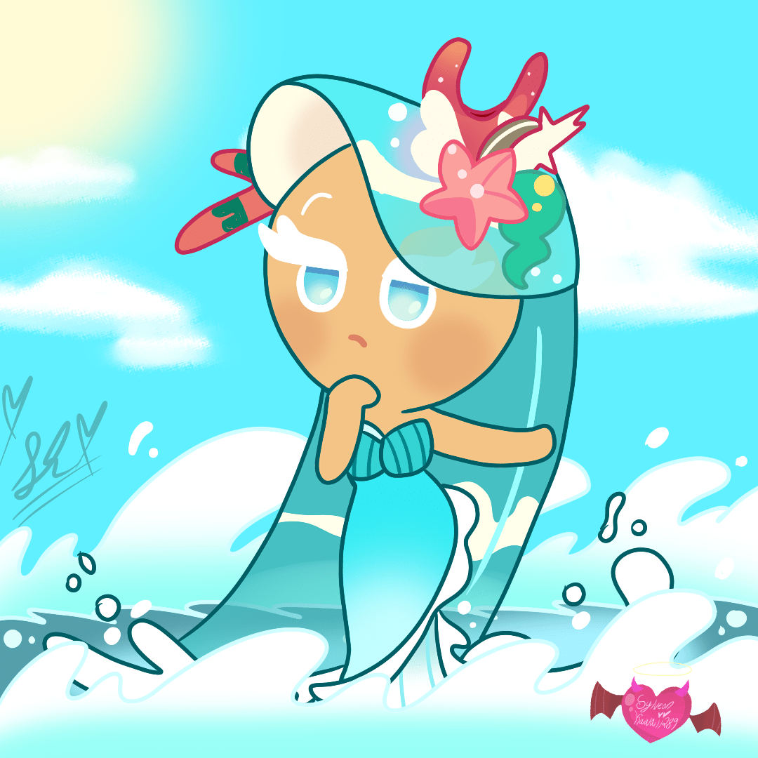 Sea Fairy Cookie Cookie Run Wallpaper by sylveonkawaii289 4015363