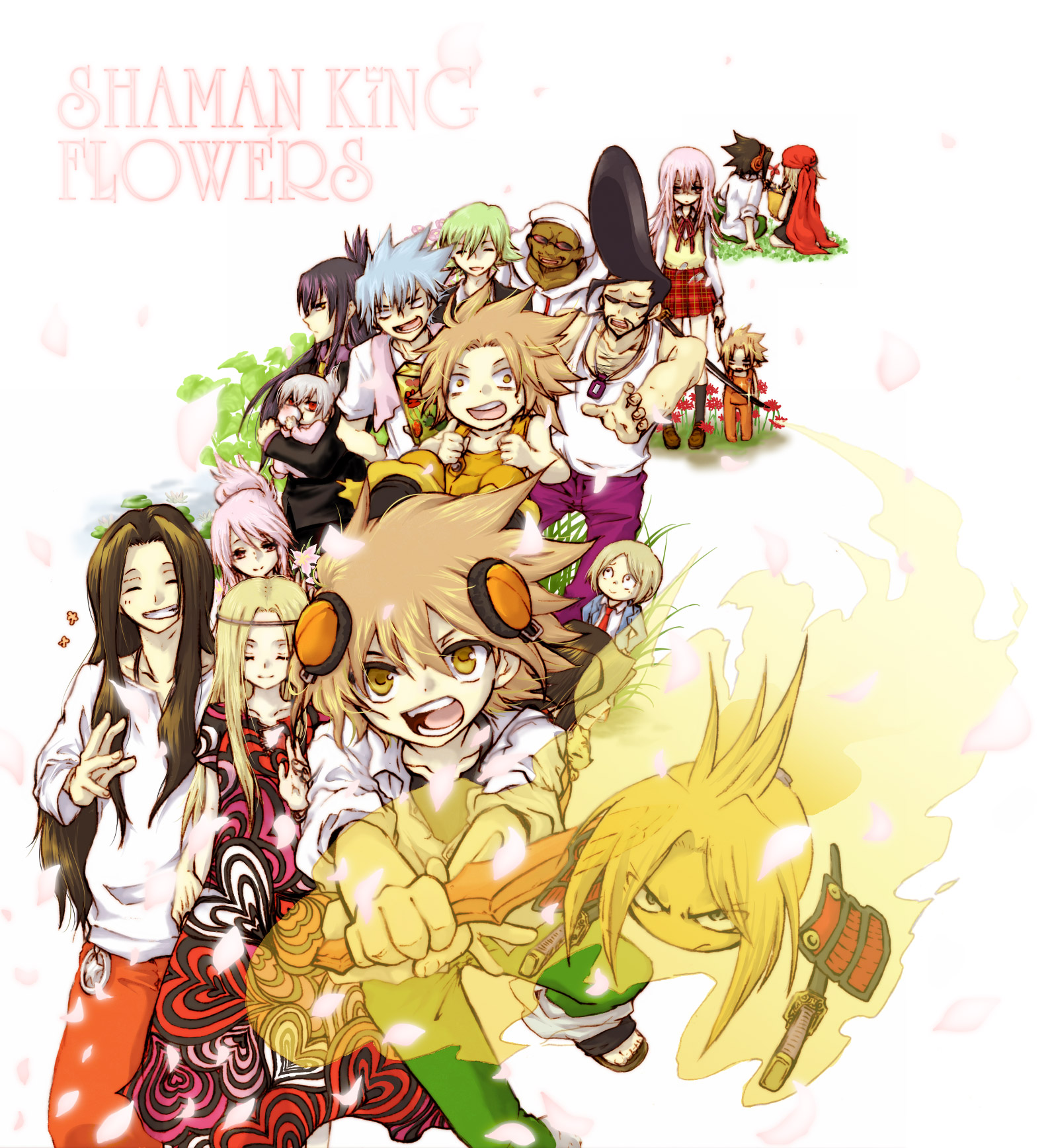 Shaman King Flowers Hiroyuki Takei Image by Pixiv Id 489771