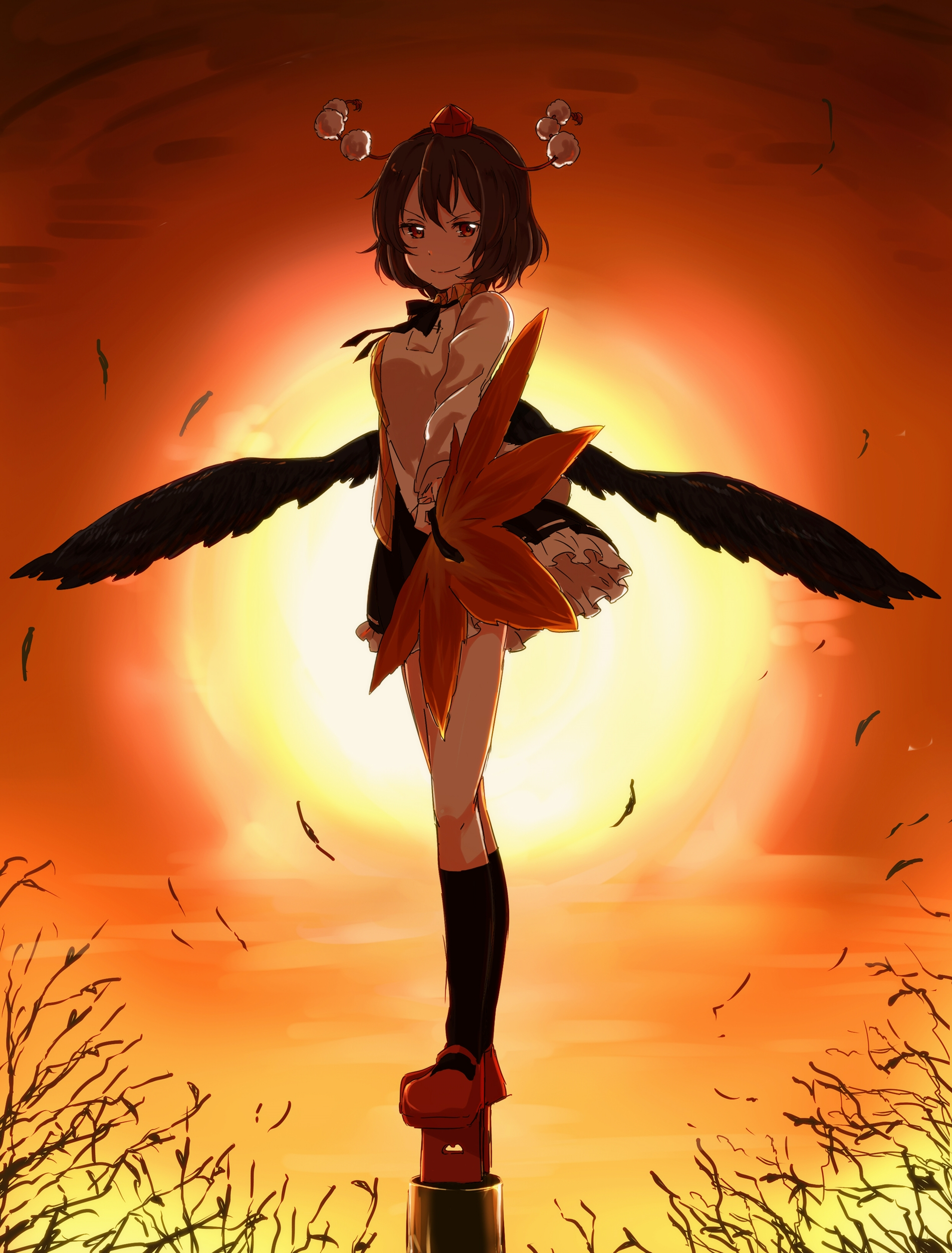 Shameimaru Aya (Aya Shameimaru) Touhou Image by Semicha Keisuke