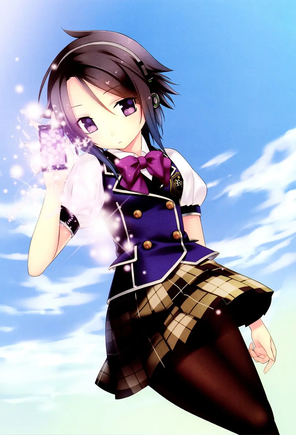 Shinonome Mayu - Touch Shiyo! ~Love Application~ - Mobile Wallpaper by