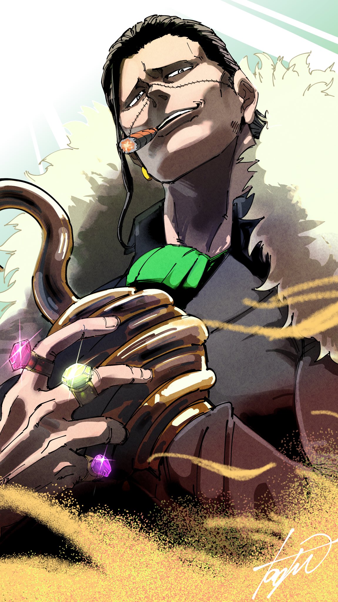 Crocodile One Piece Wallpaper