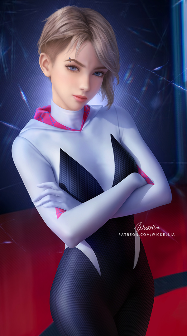 SpiderGwen Marvel Image by Wickellia 3637211 Zerochan Anime(03)