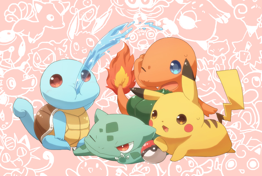 Starter Pokémon Image by Yuu / 遊 647011 Zerochan Anime Image Board