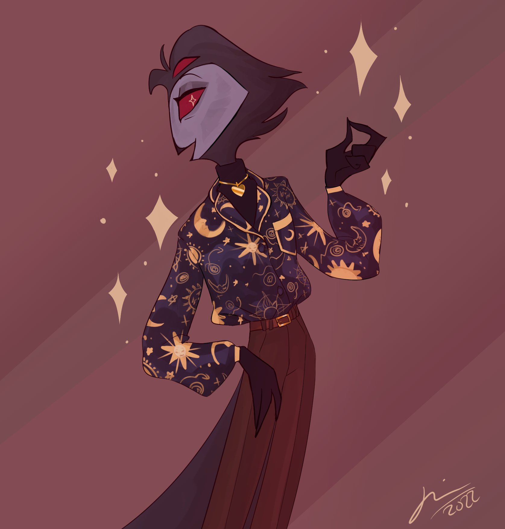 Stolas (Helluva Boss) Image by FatBotDraws 3549588 Zerochan Anime