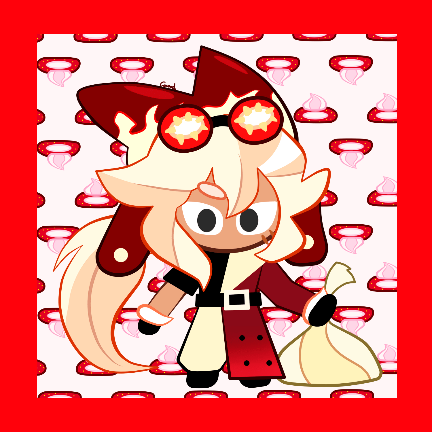 Strawberry Cream Cookie Cookie Run OvenBreak Image by