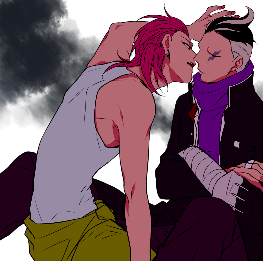 Amazing Danganronpa Gundham X Kazuichi Illustration Gundam Wallpaper