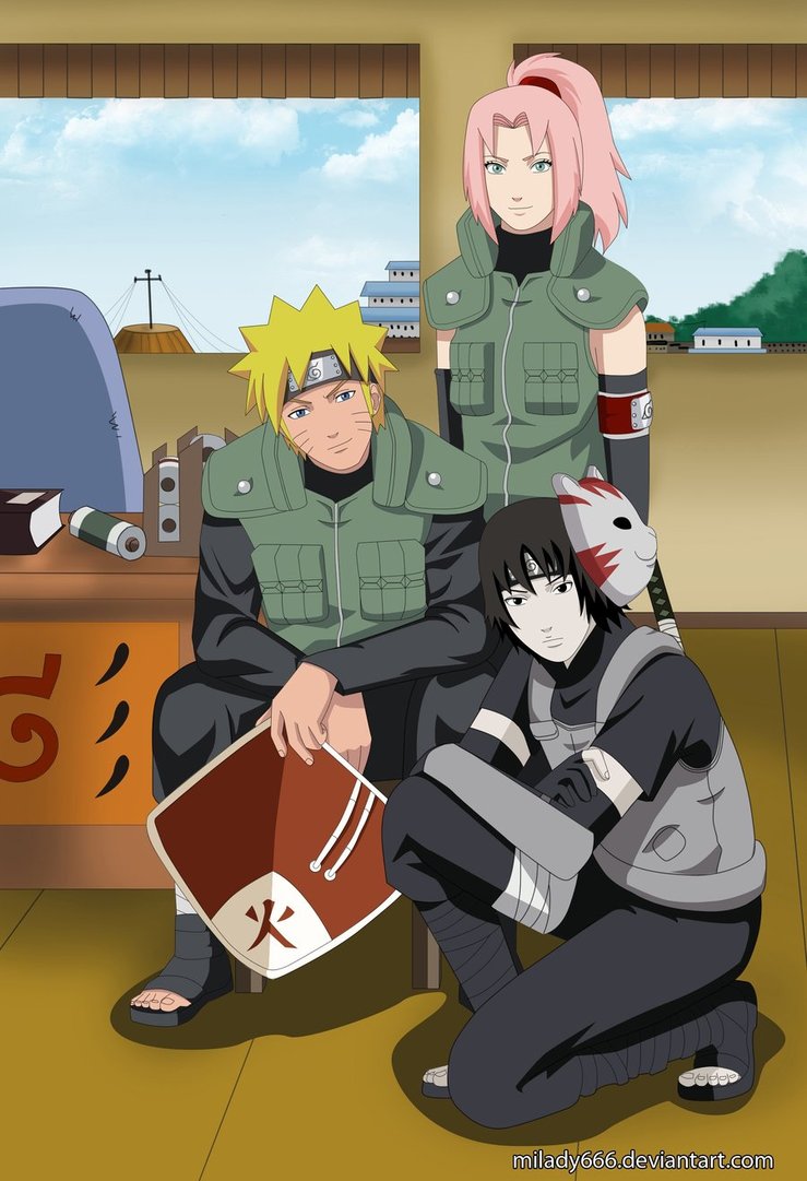 Team 7 NARUTO Mobile Wallpaper 400769 Zerochan Anime Image Board