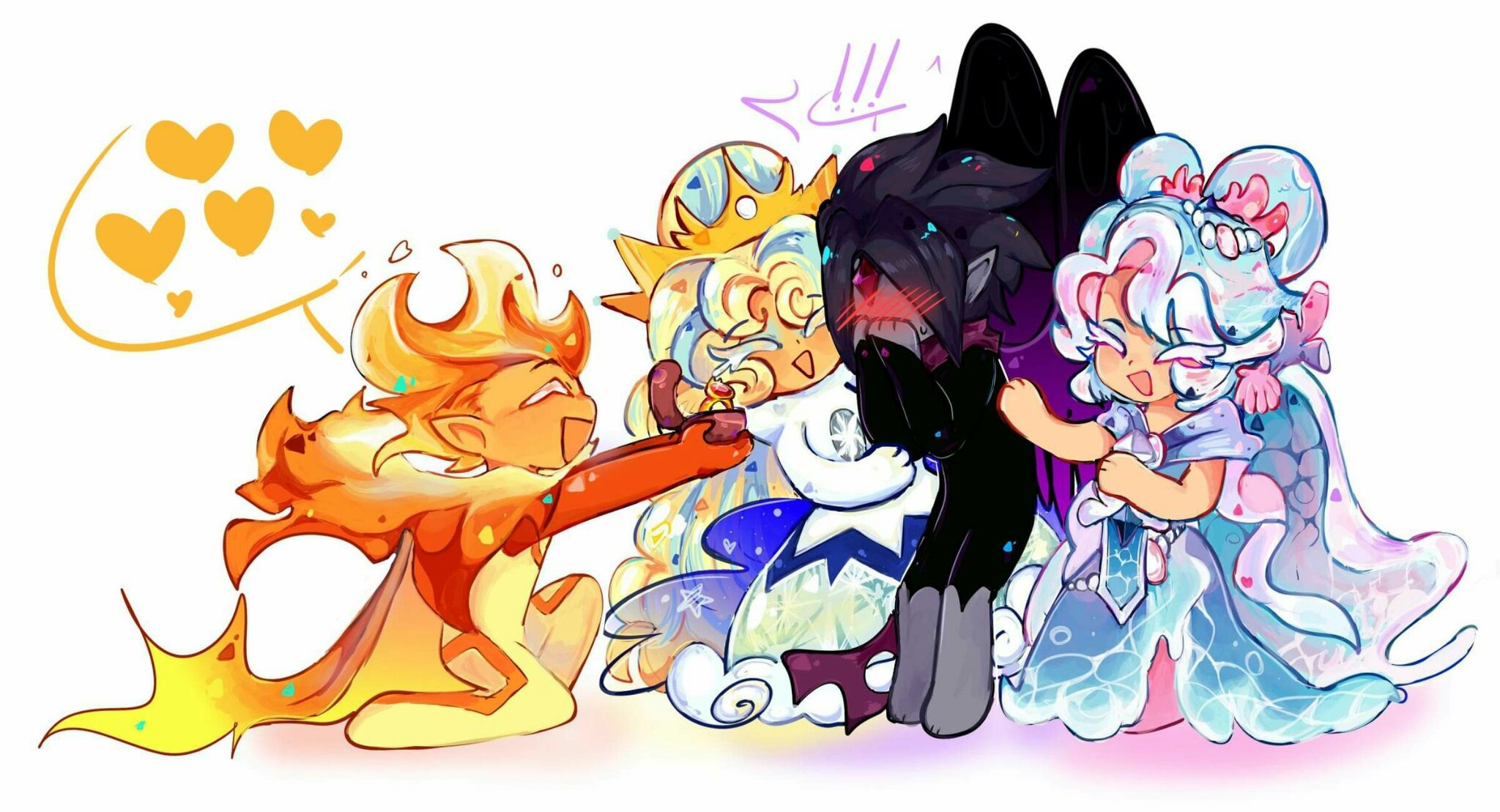 Fire Spirit Cookie, Moonlight Cookie Zerochan Anime Image Board