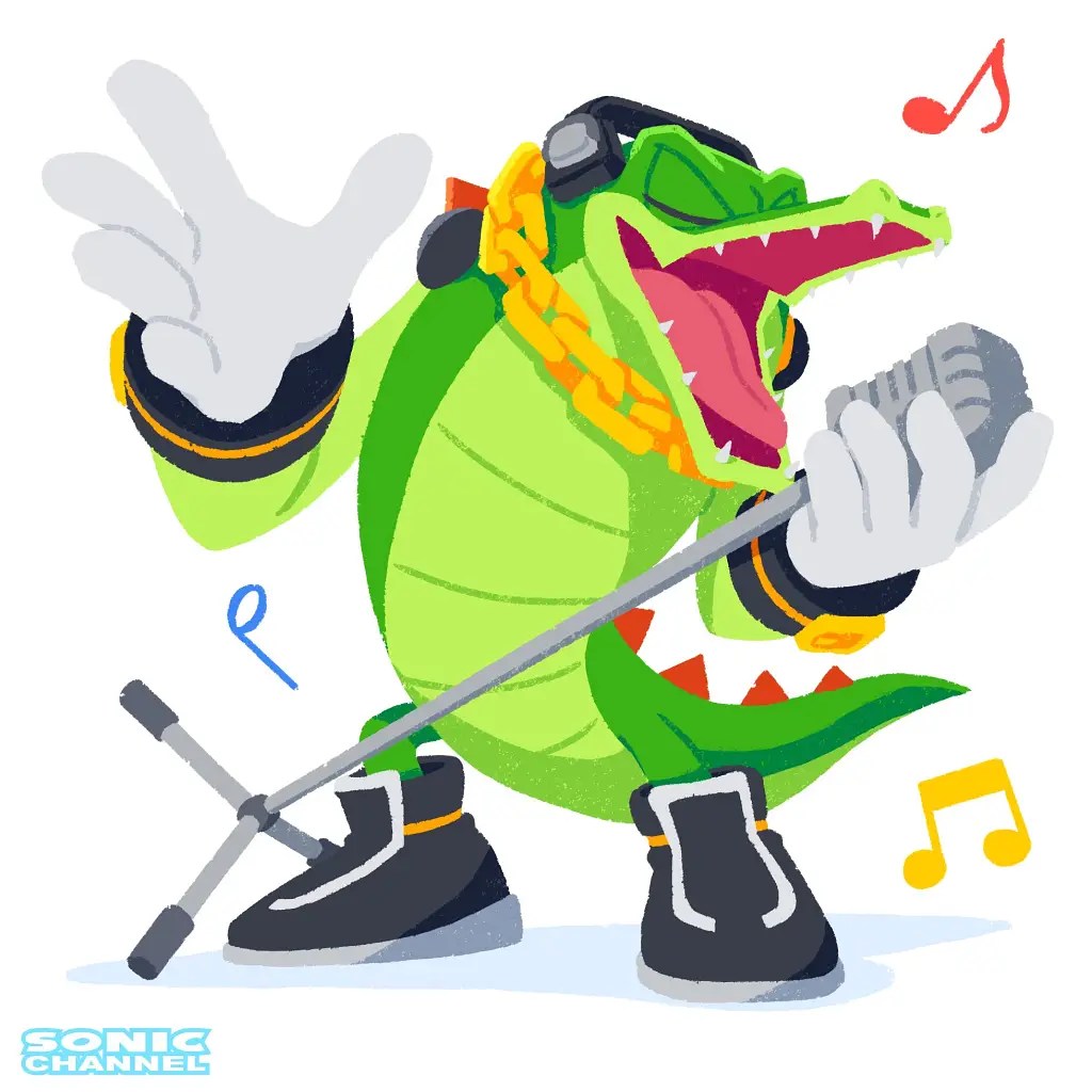Vector the Crocodile Sonic the Hedgehog Image by SEGA 4363171(04)