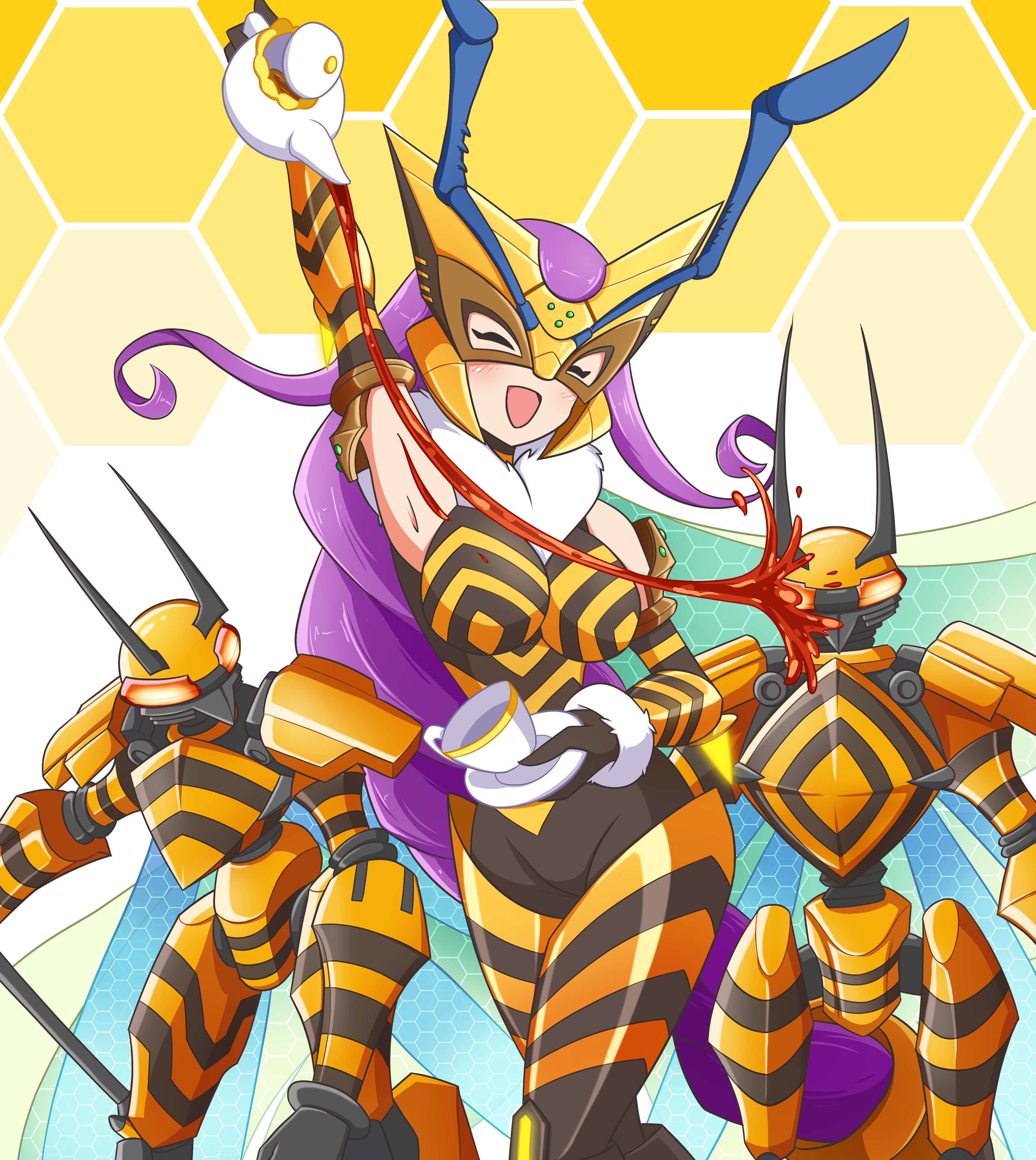 Vespamon Image by Zeskii #4198985 - Zerochan Anime Image Board