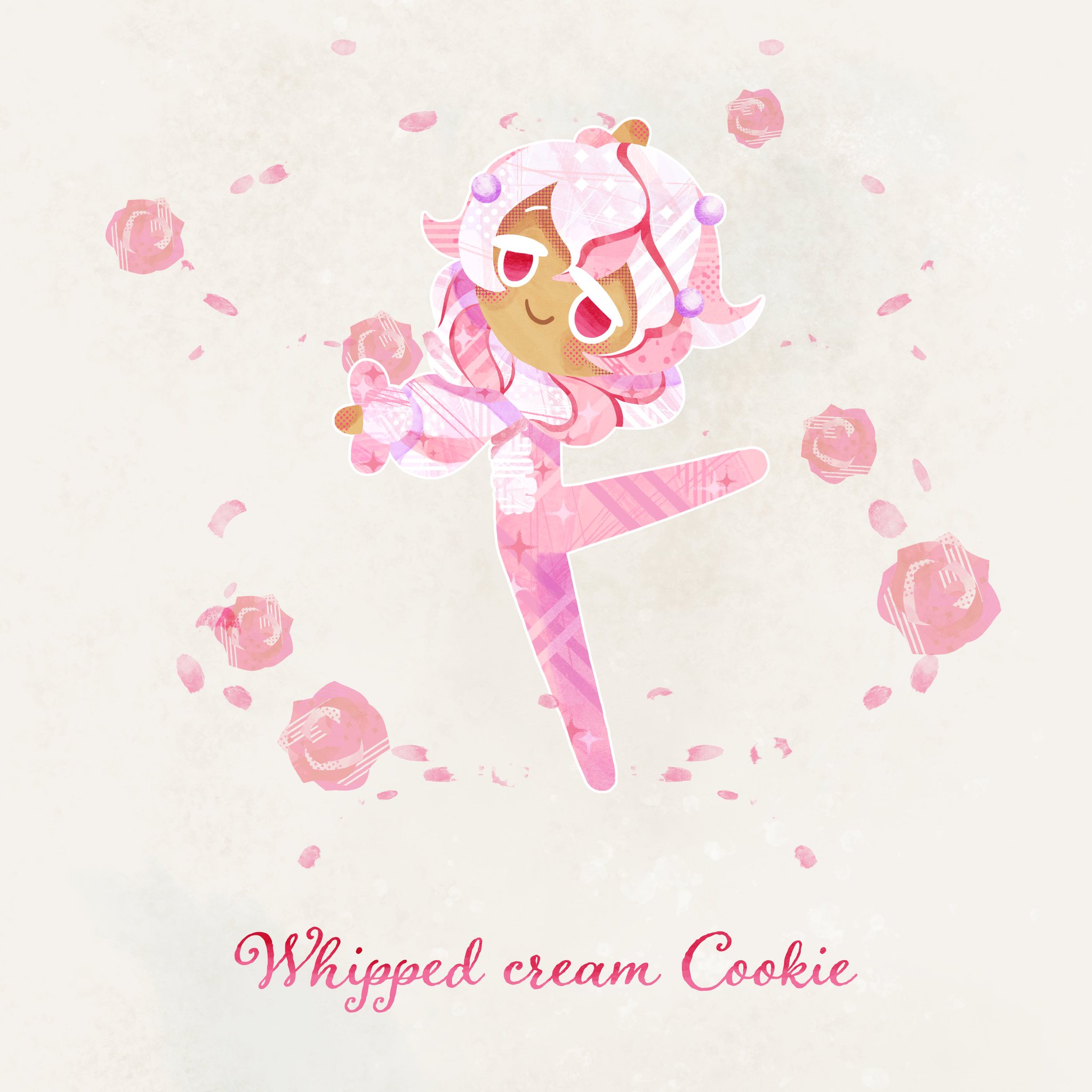 Whipped cream cookie run fanart