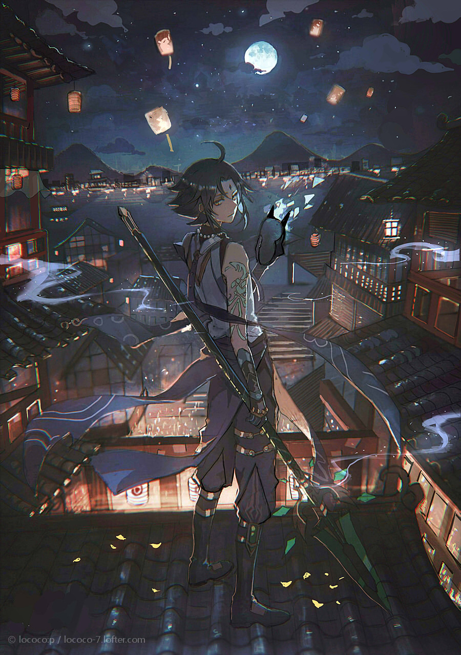 Genshin Impact Wallpaper 4K Gif Childe Zhongli Showcase Animation Desktophut Animated