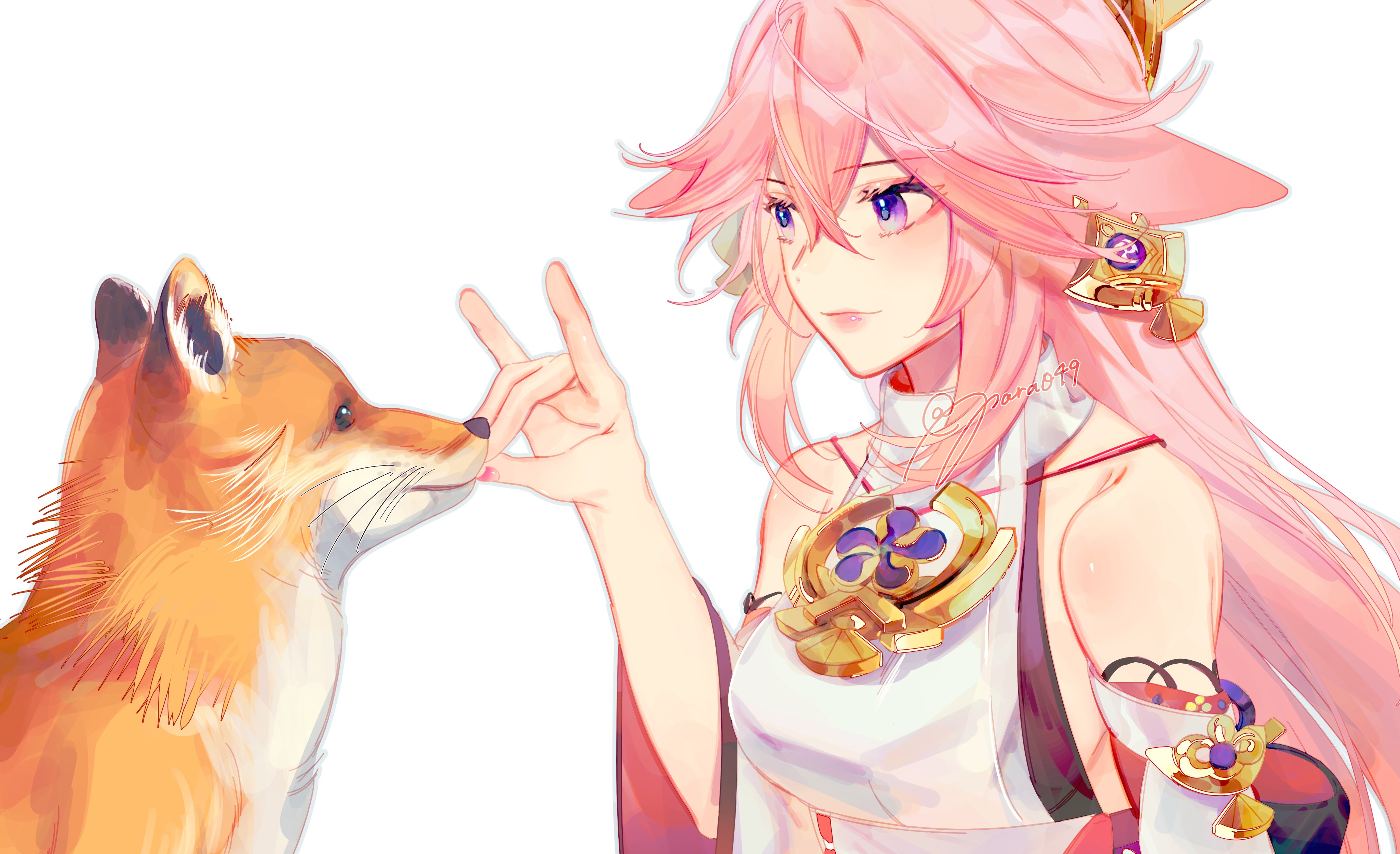 Yae Miko Genshin Impact Image 3421434 Zerochan Anime Image Board