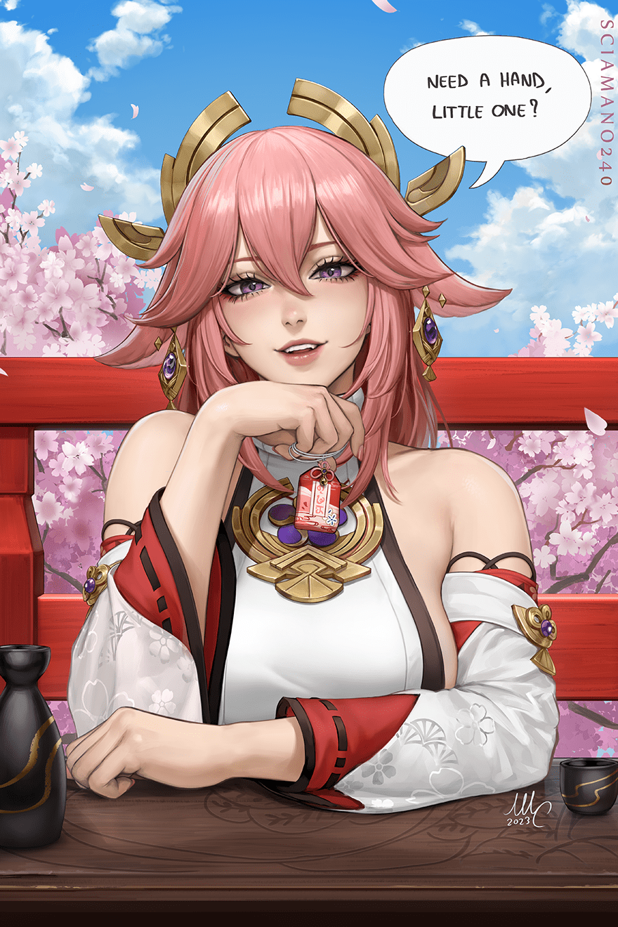 Yae Miko - Genshin Impact - Image by Sciamano240 #4100794 - Zerochan Anime Image Board