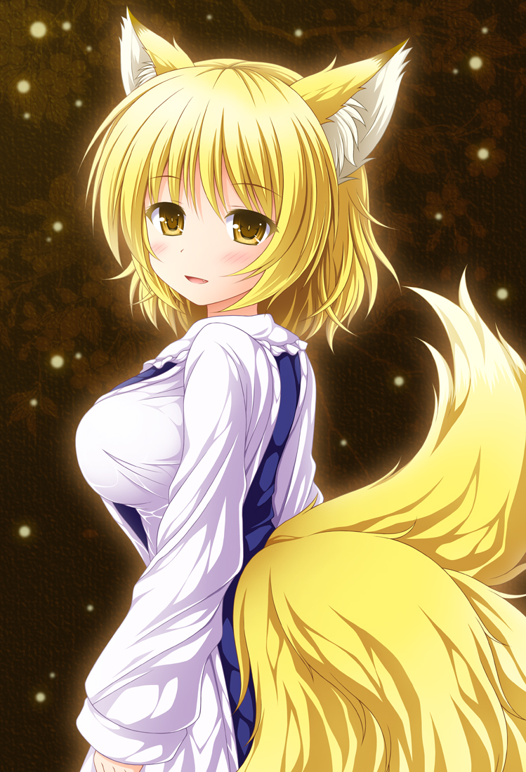 Yakumo Ran (Ran Yakumo) Touhou Mobile Wallpaper