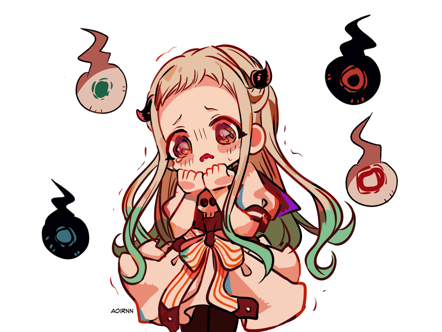 Yashiro Nene Jibaku Shounen Hanakokun Image by Pixiv Id 41742637