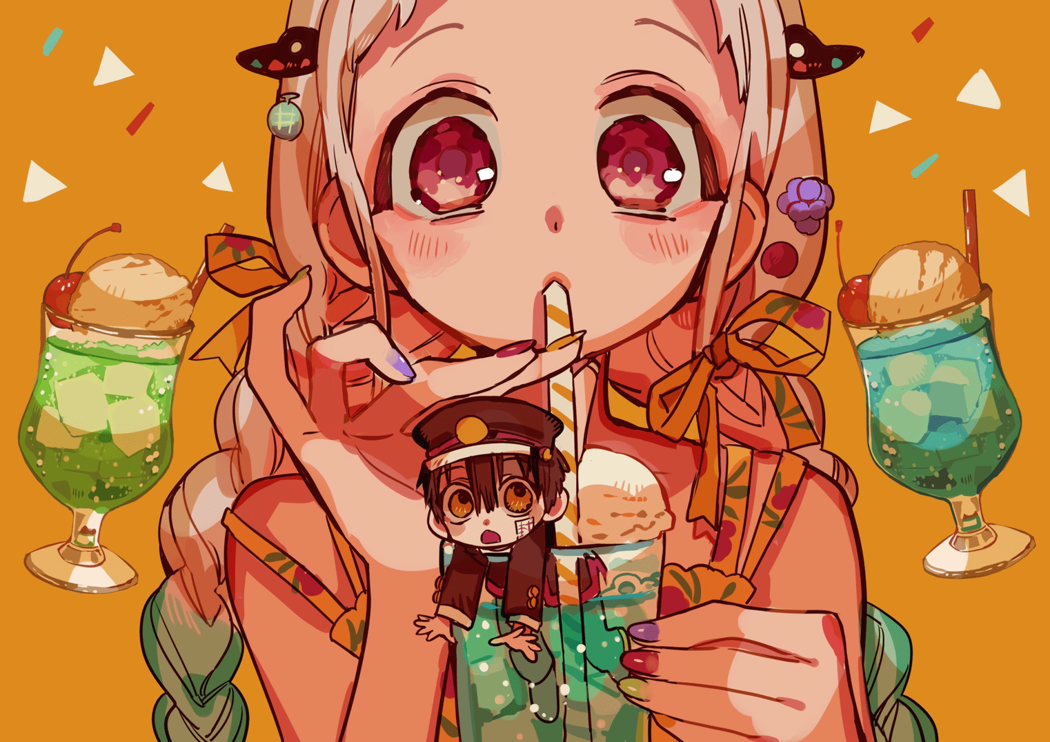 Yashiro Nene Jibaku Shounen Hanakokun Image by Aida Iro 3733511