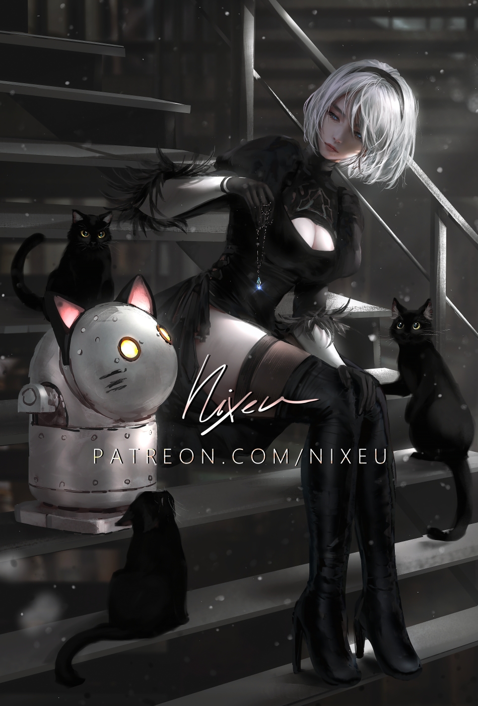 YoRHa No.2 Type B NieR Automata Image by NIXEU 4143929 Zerochan