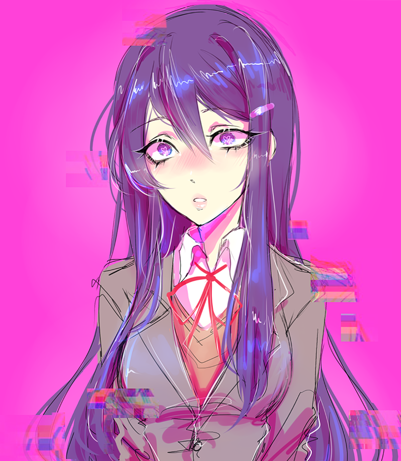 Yuri (Doki Doki Literature Club!) Image by Aquariumprincess23 2200586