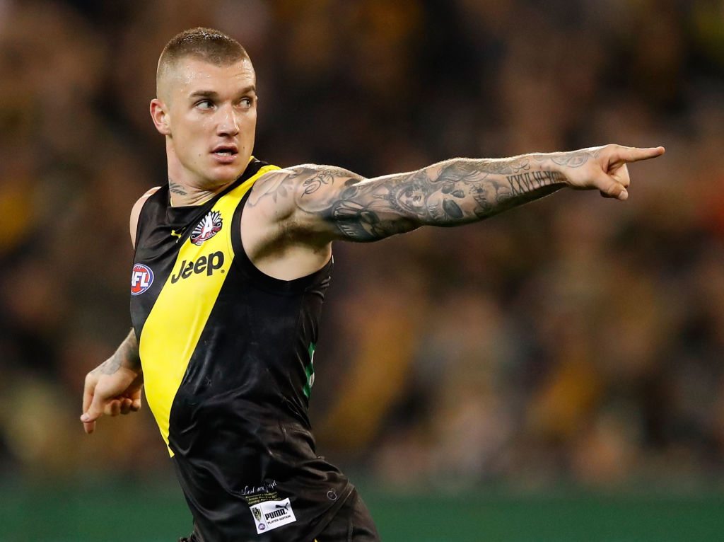 Bombers reportedly offer Dustin Martin record breaking