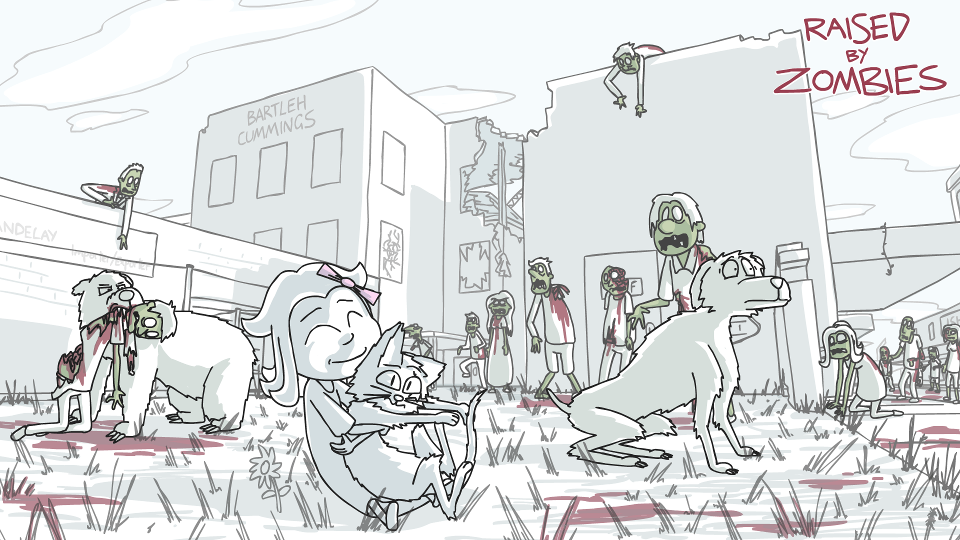 Raised by Zombies Wallpaper Raised By Zombies Mondo