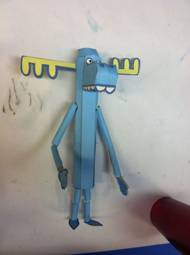 Paper Craft BehindTheScenes of "Cubtron Z" Happy Tree Friends Mondo