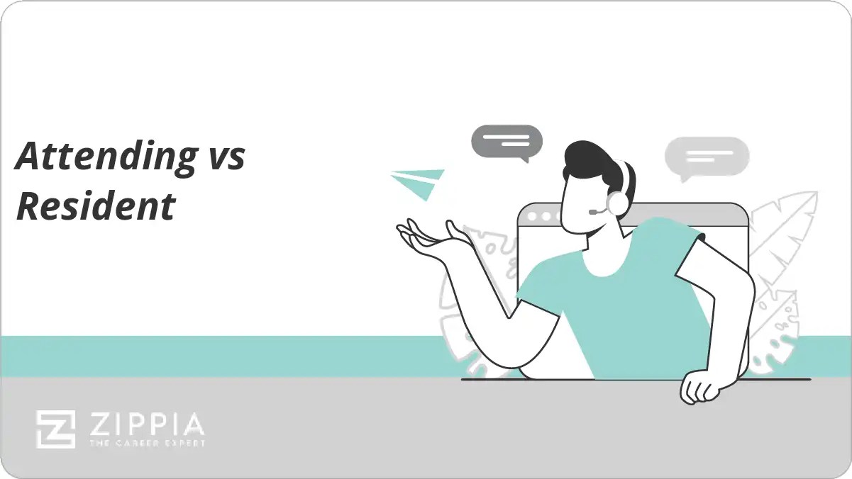 Attending vs Resident Zippia