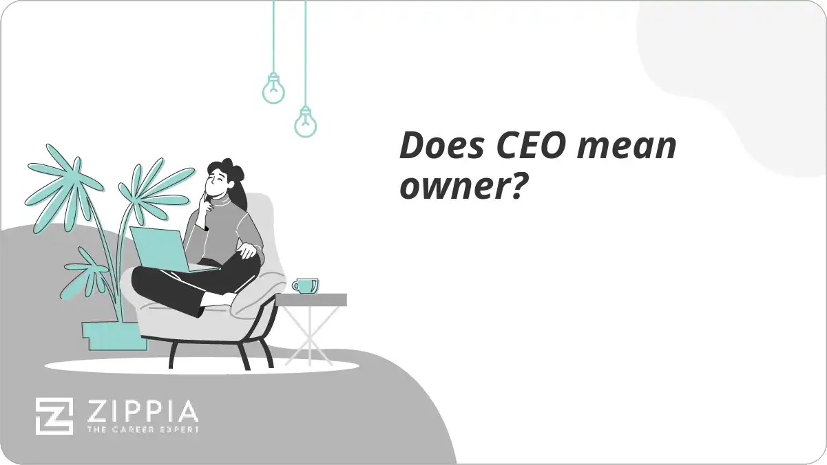 Does CEO mean owner? Zippia