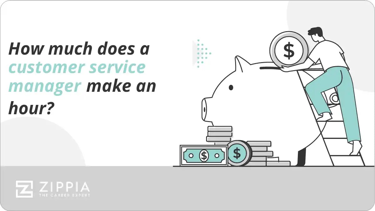 How much does a customer service manager make an hour? Zippia