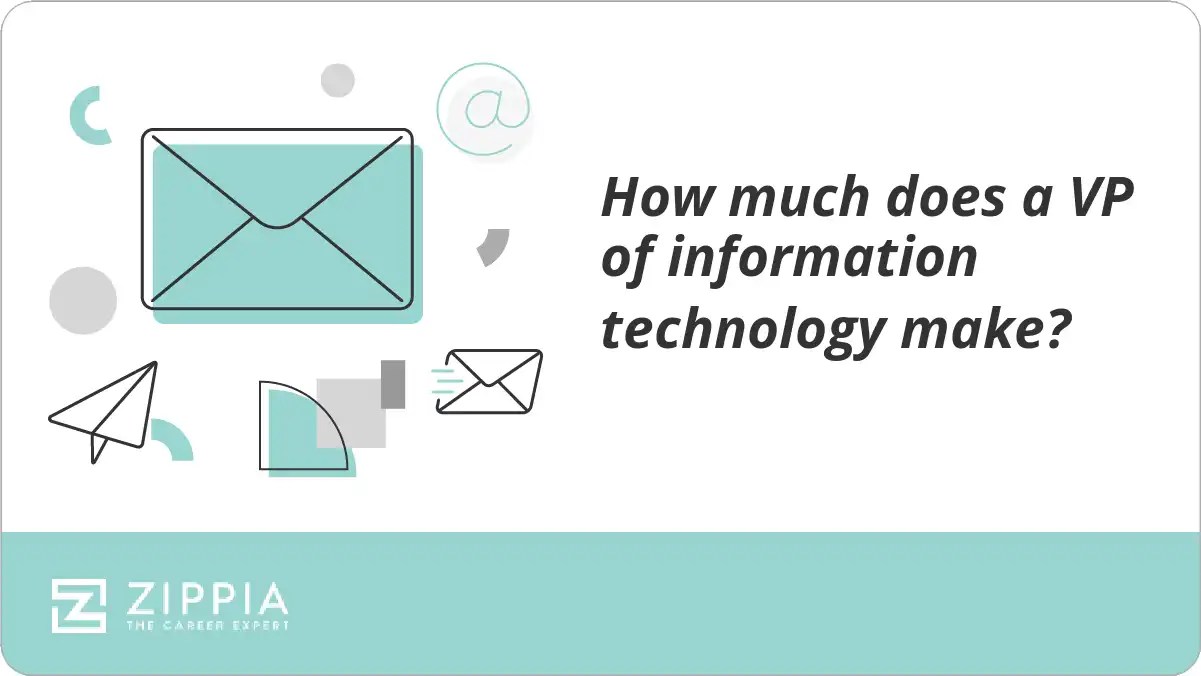 How much does a VP of information technology make? Zippia