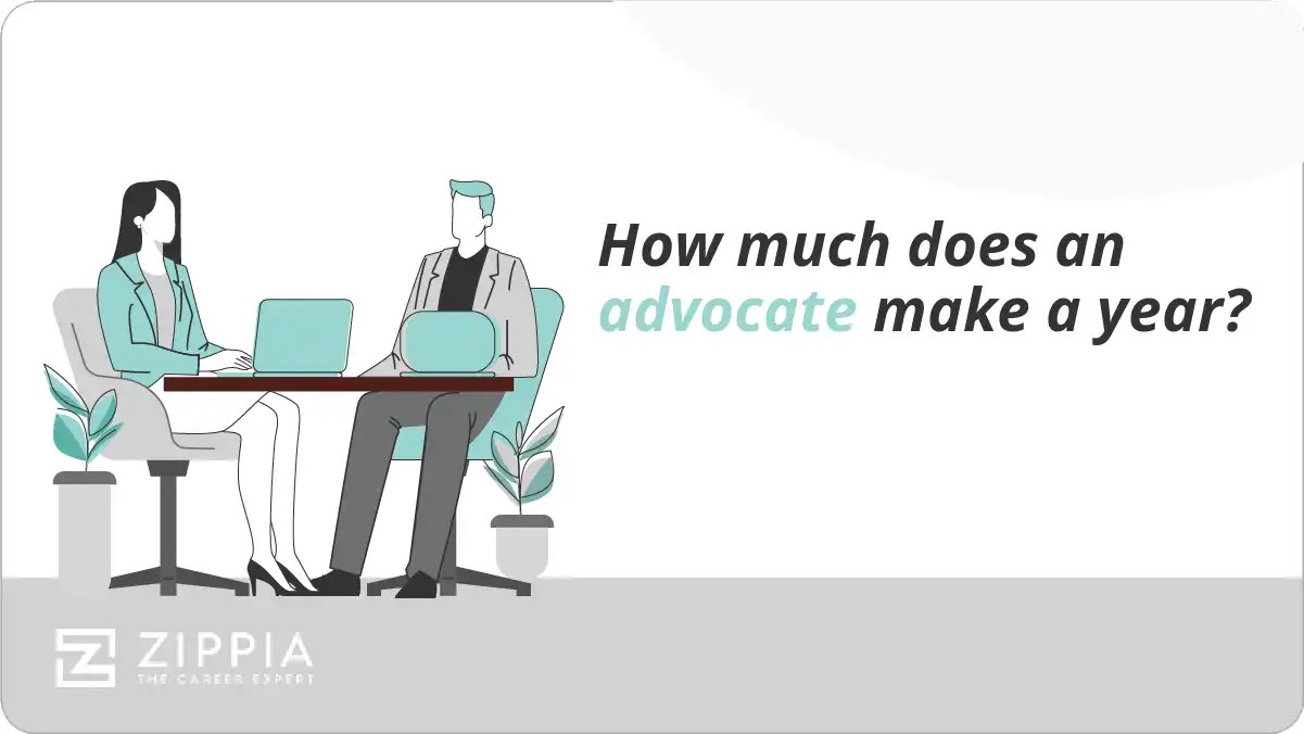 How much does an advocate make a year? Zippia
