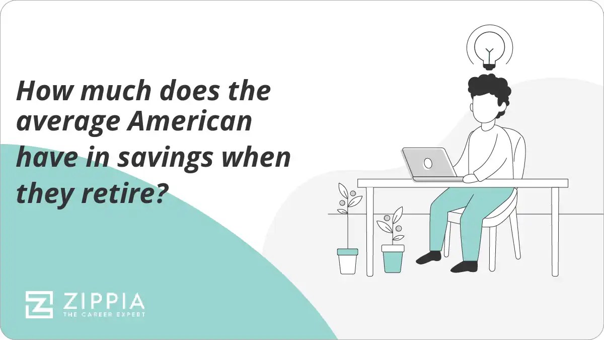 How much does the average American have in savings when they retire