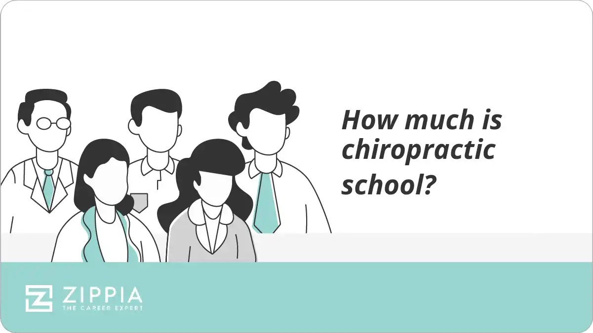How much is chiropractic school? Zippia