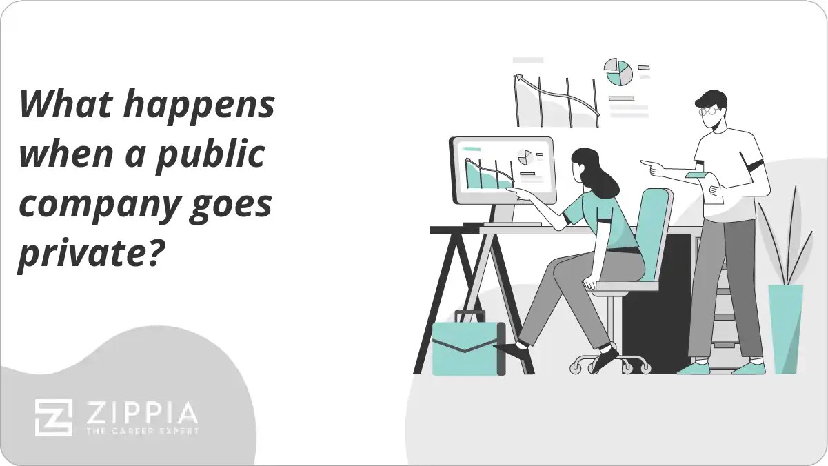 What happens when a public company goes private? Zippia