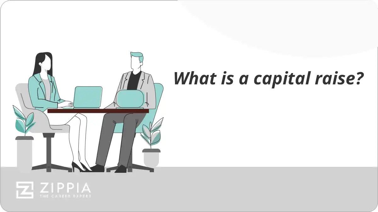 What is a capital raise? Zippia