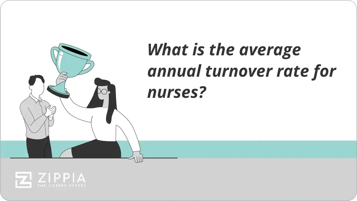 What is the average annual turnover rate for nurses? Zippia