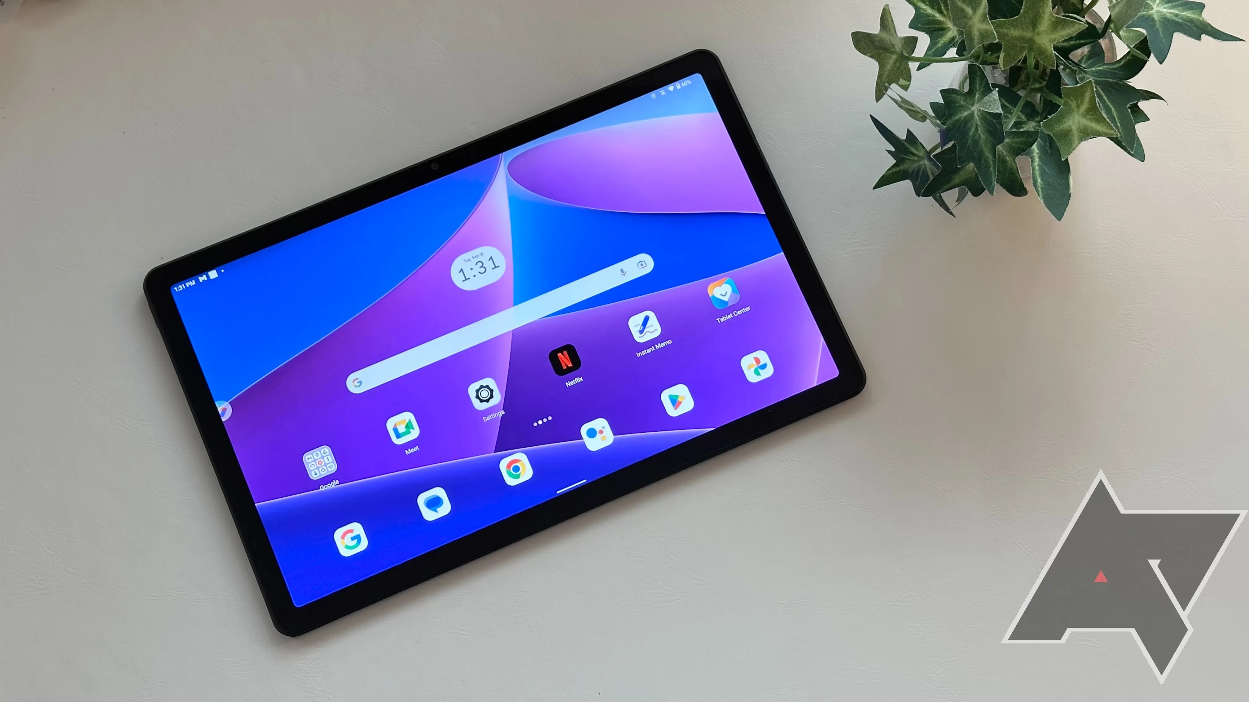 Home screen image of the Lenovo Tab M10 Plus