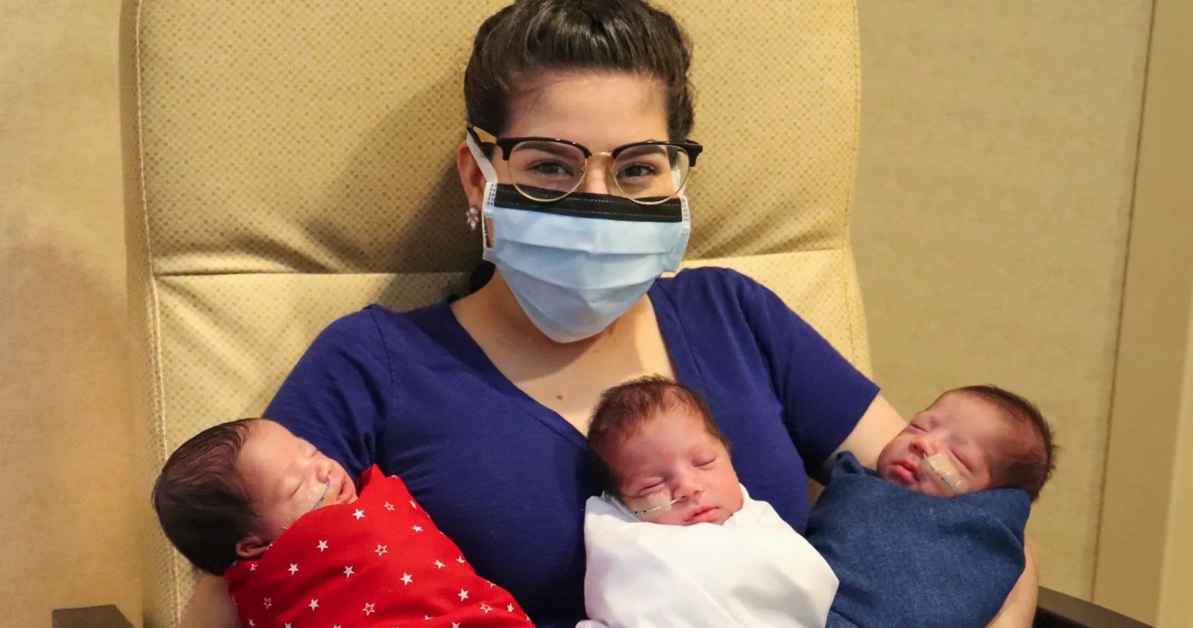 Houston Mom Gives Birth To Healthy Triplets After Surviving COVID19