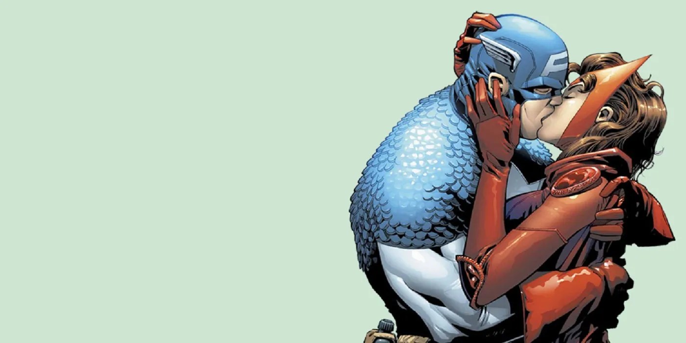 Marvel Black Widow Kissing Hawkeye Www Topsimages Com