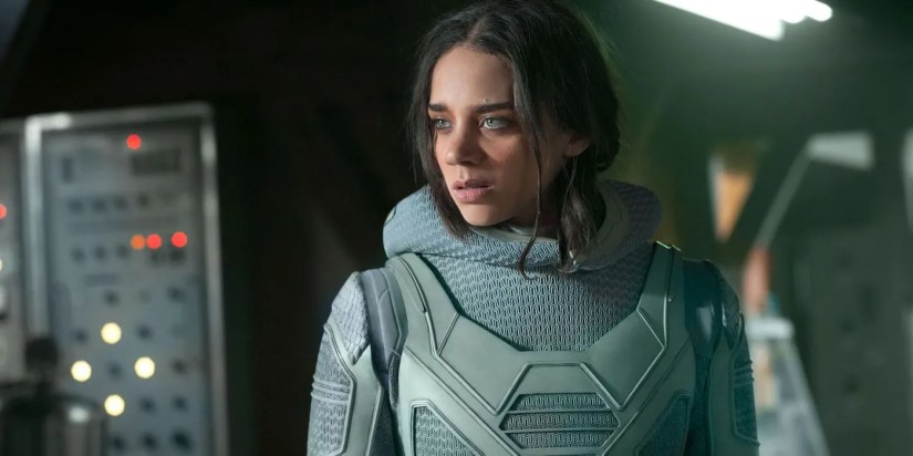 Hannah John-Kamen as Ava Starr in Ant-Man and the Wasp