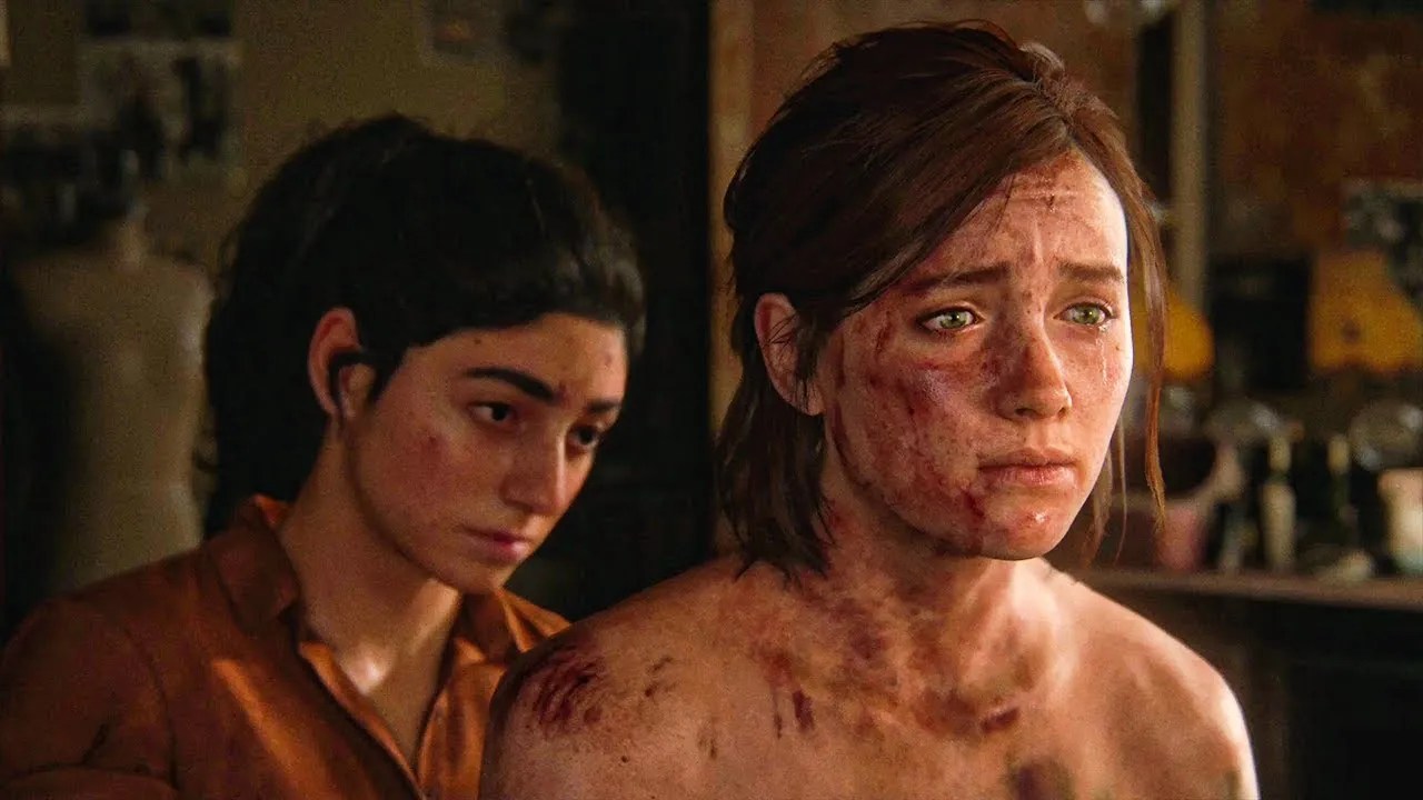 Ellie and Dine from The Last of Us Part 2