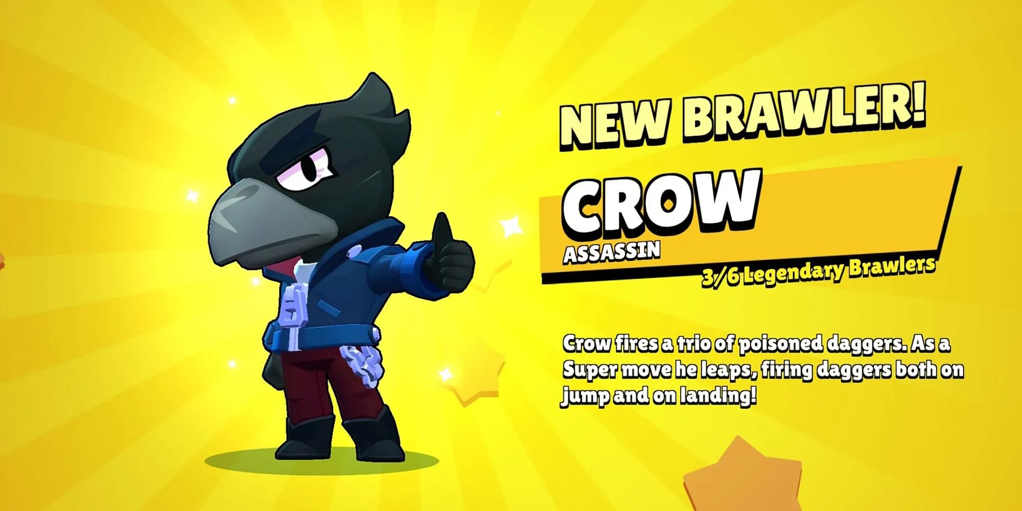 Crow from full body look Brawl Stars