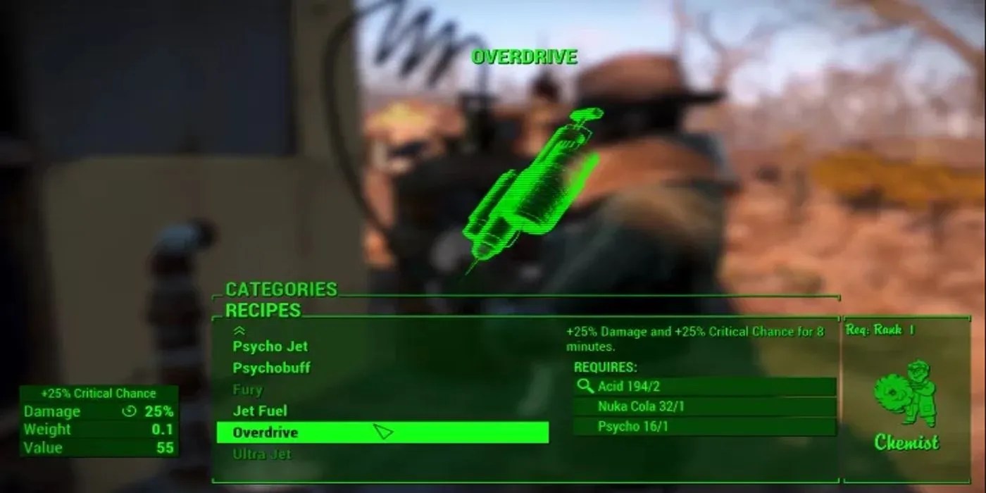 The Best Chems In Fallout 4, Ranked