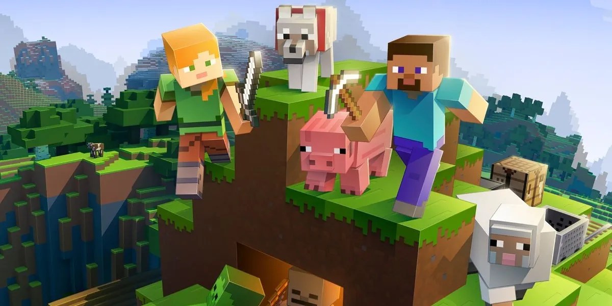 minecraft steve animals