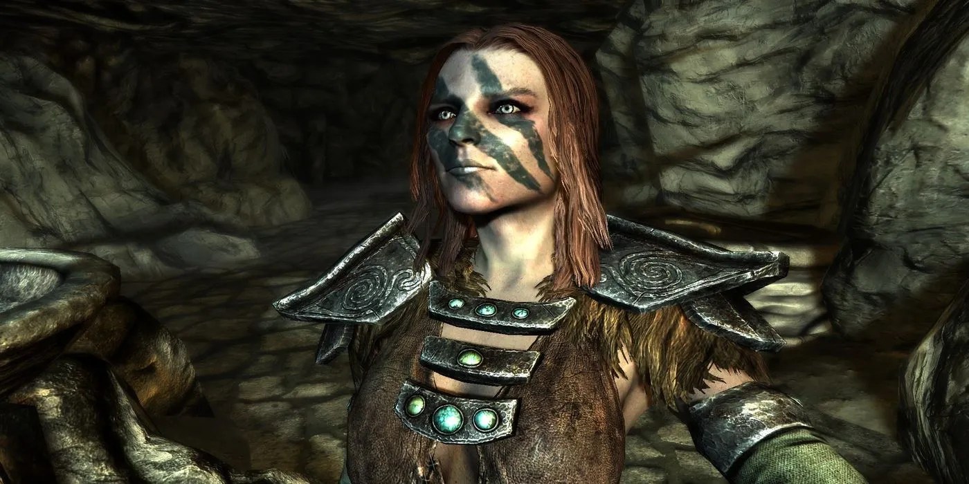 Skyrim Aela At Shrine