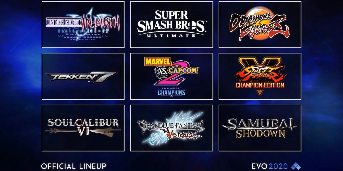 evo fighting game list 2020