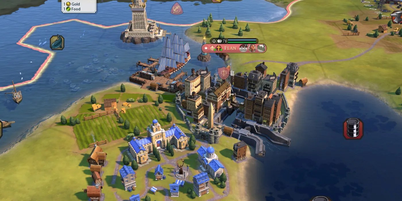 Civ 6 Pink French City